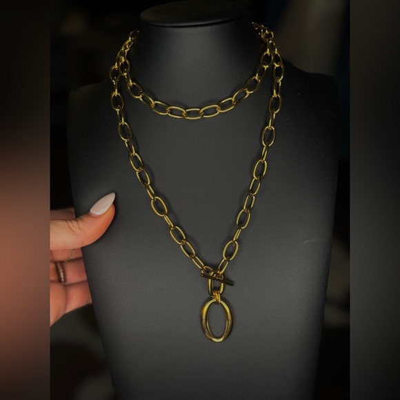 Water Resistant Gold Chain Necklace - Picture 1 of 3